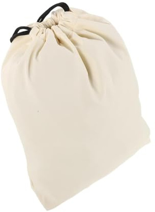 VERDANVERSE Bolsa de Compresión para Chaquetas de Plumas Ligera Cordón, Tamaño M, Color Crema, Organizador Portátil para Viaje y Almacenamiento en Hogar