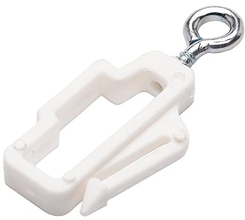 Merriway BH03998 (10 Pcs) Curtain Track Rail Stop Ends to Fit White Line - Pack of 10 Pieces