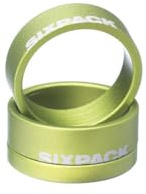 Sixpack Racing Bedrohung Abstandshalter für Mountainbike, Erwachsene, Unisex, elektrisch, grün, einzigartig