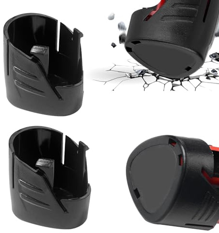 Custodia per batterie in plastica 12v Sostituzione di Milwaukee M12 48-11-2411 48-11-2401 48-11-2430 48-11-2420 48-11-2425 batteria,Kit di riparazione della batteria da 2 pacchetti