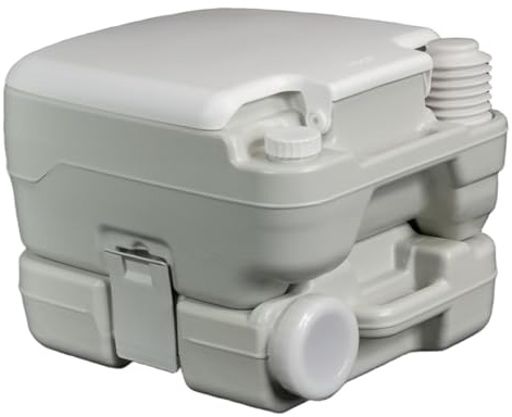 Toilette portatile Toilette a cassetta da 10 litri con maniglia e coperchio, portatile leggera per, campeggio, furgone, camion, assistenza sanitaria a cassetta Toil