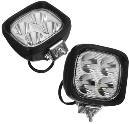 HEMOTON 2 pezzi Faro LED per Carrello Elevatore Faro Anabbagliante Luce di Lavoro Alta Luminosità Resistente e Facile da Installare per Magazzini e Cantieri