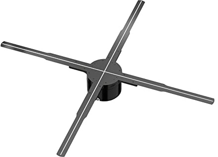 3D Hologram fläktprojektor, P62 3D Hologram Projektor Fläkt Fjärrkontroll Wifi Kontroll Kommersiell reklamskärm