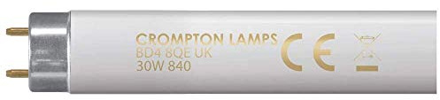 Crompton Lamps Fluorescent F30W/840 T8 3ft Triphosphor Cool White