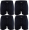 Le Jogger Herren Boxershorts, Retro-Shorts, schwarz, 4er Pack (5)