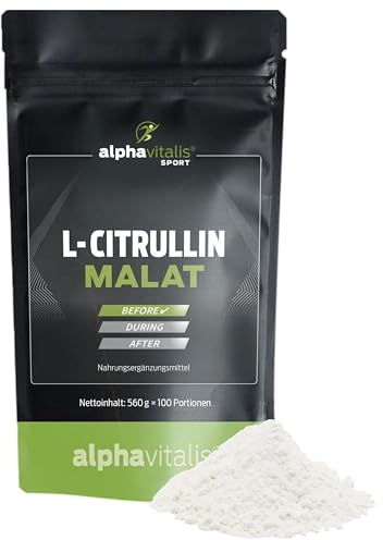 L-Citrullin Malat Pulver 2:1 – 560g veganer Pre-Workout Booster