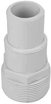Linxor - Adaptateur à visser 1-1/2 - emboîter Diam 32/38 mm pour tuyau flottant de piscine - Blanc