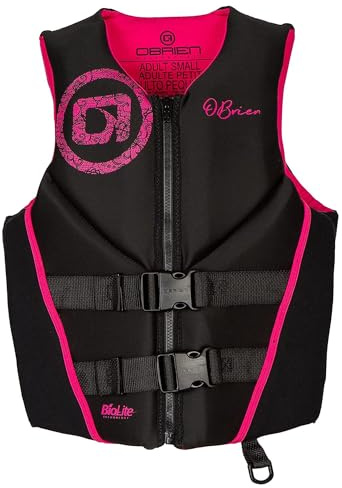 O'Brien Women's Traditional Neoprene USCGA Life Jacket, Pink, Small