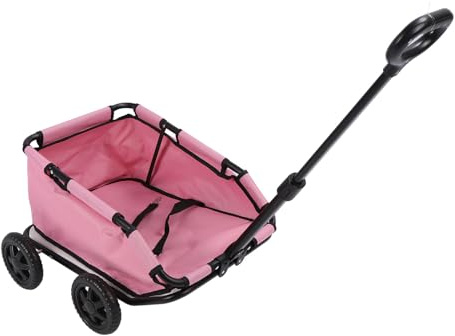 Hundvagn för små Hundar, Bärbar Hundvagn för Hundar Upp Till 12 Kg, Hopfällbar Transportväska för Hundvagn, Hundvagn, Kattvagn, Kattvagn, för små Hundar och Katter