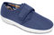 Chums Men's Wide Fit Canvas Touch and Close Shoe Navy 9 UK