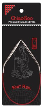 ChiaoGoo Circular Knitting Needle, One Size, Zilver