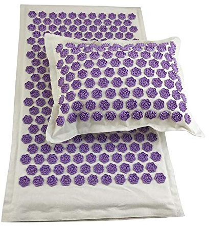 Akupressurmatte, Akupressurmatte Lotus Spike Massage Pads Teppich Akupunkturmatte Kissen Nacken Stressabbau Therapie Besserer, Tieferer Schlaf