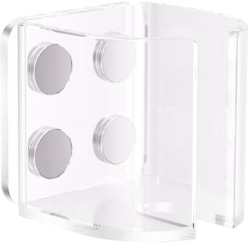 Soporte para botellas de mascotas - Soporte de agua Kautof, clip para tazón de comida, fijación magnética para jaulas de hábitos, hábitats de erizos, suministro de roedores