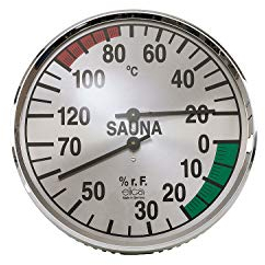 eliga Klimamesser silberfarben 135 mm