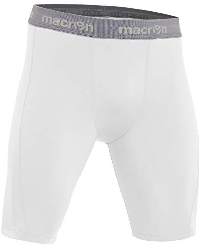 Bermuda Scaldamuscoli Macron QUINCE Sliding Short bianco taglia XL