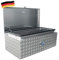 ADE Dachbox 800x400x300 mm aus Alu Riffelblech inkl. Gasdruckdämpfer