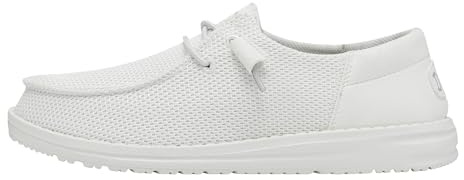 Hey Dude Wendy Funk Mono - Scarpe Donna Slip-On Sneakers - Mocassini, White, 36