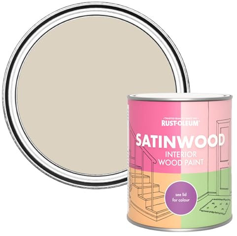 Rust-Oleum Beige Satinwood Interior Wood Paint - Hessian 750ml