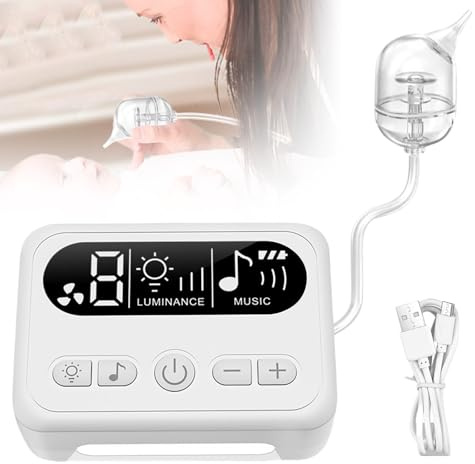 Vola Bambino Elettrico, Aspirapolvere Nasale Per Neonato, Aspiratore Nasale Ricaricabile, Volare Bebe Ricaricabile 9 Livelli Di Aspirazione Per Il Naso Del Bambino Con 3 Ugelli In Silicone Per Neonati