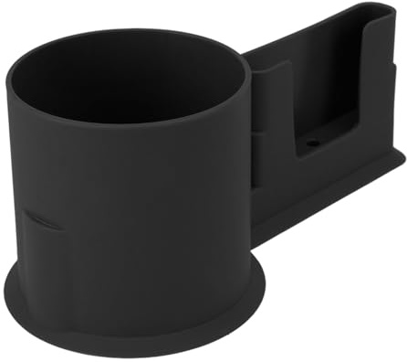 Generic Universal Plastic Kayak Cup Holder Stabilitet Vatten äventyr Tillbehör för Koppar Solglasögon Telefoner Kajaker Surfbrädor (Svart)