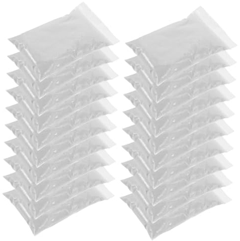 Ipetboom Ciment Amidon Blanc pour Briques de Construction Mini Maison, 20 Paquet, Adhésif Haute Résistance Texture Réaliste pour Réparation Maison de Poupée et Projets DIY