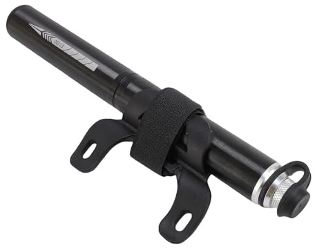 Tbest Mini Bomba de Bicicleta Portátil, Inflador de Marco de Mano, Aguja de Bola, Alta Presión, 160PSI, Bicicletas de Montaña de Carretera (Black)