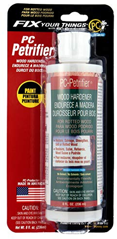 PC Products PC-Petrifier Water-Based Wood Hardener, 8 oz, Milky White 84441
