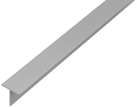 Alberts 474126 Profilé en T | aluminium, anodisé, couleur argent | 2000 x 20 x 20 mm