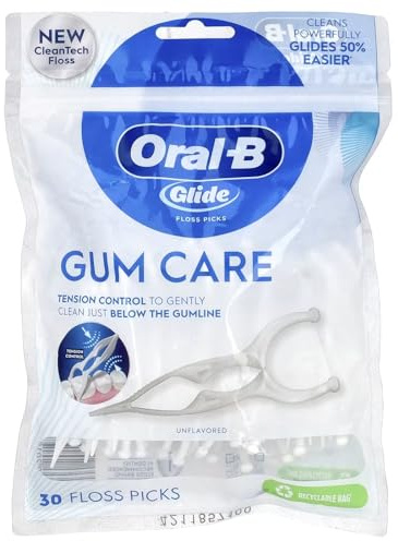 Oral-B Glide Gum Care Floss Picks, 30 Each (Value Pack of 7)