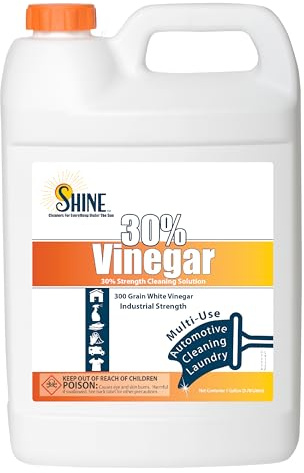 30% Concentrated Vinegar Gallon - Makes 6 Gallons of Finished Solution - For Home and Outdoor Use - Concentrated All Purpose Vinegar