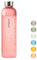 Vinsun Trinkflasche 650ml pink - wiederverwendbar, Kohlensäure geeignet, BPA frei, Tritan - nachhaltige Getränke Flasche für Sport, Outdoor, Schule, Uni, Fahrrad, Büro, Gym