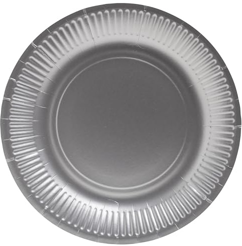 Pro Nappe - Réf. 79311i - 10 Assiettes - diamètre 23 cm - carton - argent