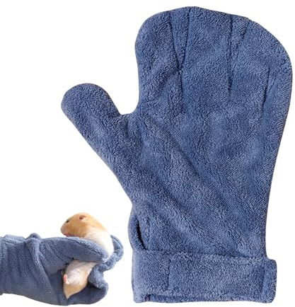 Raypontia Gants de manipulation d'animaux anti-morsure,gants de manipulation d'animaux pour petits animaux - Mitaine de protection à mâcher,Mitaine de soins pour animaux de compagnie, anti-rayures,