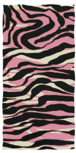 Duschtücher Farbe Zebrafell Leopard Schlangenhaut Zebramuster Strandtuch Leichtes Schnelltrocknende Handtücher Saugfähiges Fitnesshandtuch, Für Wandern, Yoga, 40x70cm