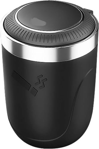 LINJIHOL Coche Cenicero para Nissan Juke Nismo Kicks 350Z 370Z 400Z Sentra,Extraíble Fácil Limpiar Cenicero Coche.