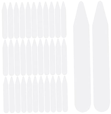 LIFKOME 400stücke Hemdkragenstäbchen Hemdkrageneinsätze Kragenformer Für Herrenhemden Leicht Und Praktisch Unterstützt Die Form Ohne Beschwerung