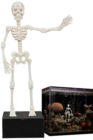 Bubblerdekorationer För Akvarium Rolig 3D-printad undervattensdekoration | Halloween Dansande Skelett Akvariebubbler För Daglig Visning I Bar, Hotell, Matplats Samt Högtidsfester
