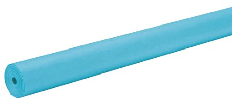 Pacon Artkraft Duo-Finish ArtKraft Duo-Finish Paper Roll P67154, 4-feet by 200-feet, Sky Blue, 1 Roll