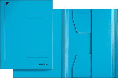 Leitz Jurismappe, A4, Primärkarton (10er Pack, blau)