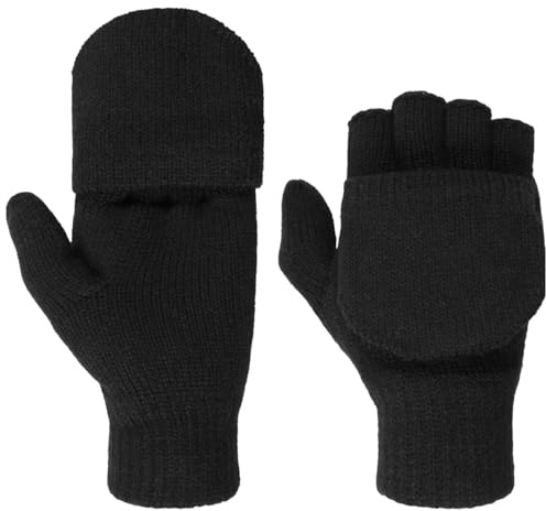 Lipodo Thinsulate Fingerless Handskar Damer/Herrar - stickade med foder Vinter höst-vinter