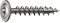 HI.FORCE, 6 x 40 mm, 200 Stück, Vollgewinde, Tellerkopf, T-STAR plus T30, 4CUT, WIROX - 0251010600405