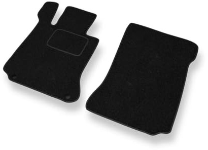 Mossa Alfombrillas adecuadas para Mercedes-Benz Classe C W204 (2007-2014) - alfombras para Coche - Color Negro 2
