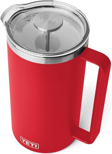 YETI Rambler French Press, 64oz, Rescue Red