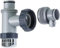 Daaxing Adaptador de manguera de émbolo de tanque de piscina, adaptador de manguera tipo B para Intex, adaptador de filtro de piscina con válvula de émbolo (1 juego)