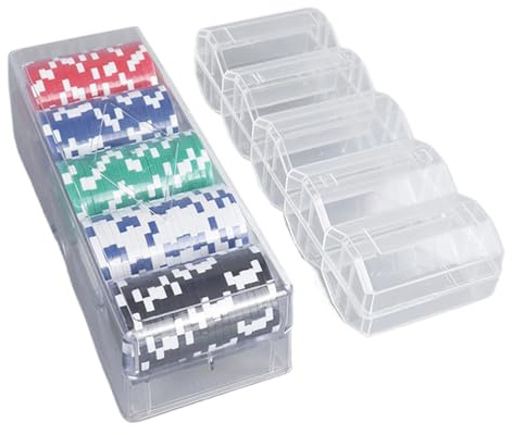 Pokerchips set, pokerset, pokerset med fodral, pokerset med numrerade chips, professionella pokerchips pokerset, pokerchips set med aluminiumfodral för Texas Hold'Em Blackjack Card Club
