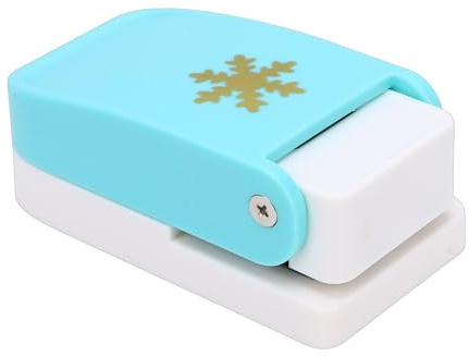 Phefop Perforateur de Motif de Papier à Main, Outil Artisanal de Conception Ergonomique en Forme de Flocon de Neige pour Enfants et Adultes, Compact et Léger pour le Scrapbooking et la Fabrication
