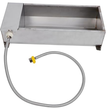 Phefop Abbeveratoio Automatico per Bestiame, Abbeveratoio per Animali Autoriempitivo di Grande capacità in Acciaio Inossidabile con Ricarica Automatica dell'Acqua, per Pollo Anatra