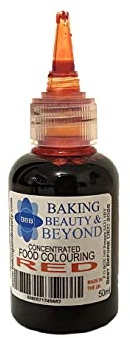 Colorant alimentaire rouge 50 ml