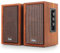 cinnkeyi 2.0 Altoparlante PC 40W in legno - Bassi potenti, Hi-Fi Stereo Sound USB/Bluetooth, audio DSP, altoparlante desktop per laptop e computer