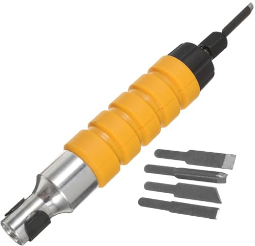 DECOMELODY Burin Électrique à Arbre Flexible Pour Sculpture Bois Poignée Ergonomique, Outil Multifonction De Gravure Et Découpe, Kit De Sculpture Pour Amateurs, Outil Manuel, Usage Professionnel
